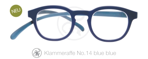 Klammeraffe No.14 blue blue