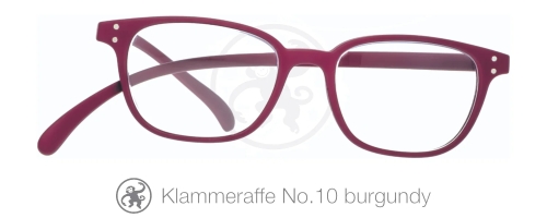 Klammeraffe No.10 burgundy