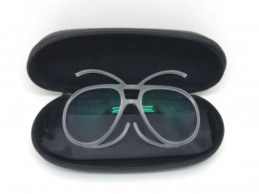 Reißverschlußetui für Sportbrillenclip und Sonnenbrillen