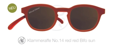 Klammeraffe N0.14 red red  SUN Bifokal