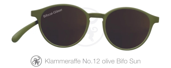 Klammeraffe No.12 SUN olive Bifokal