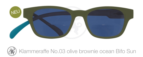 Klammeraffe No.03 SUN olive brownie ocean