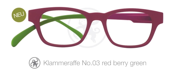 Klammeraffe No.03 red berry green