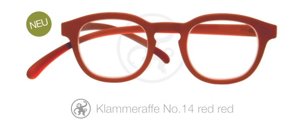 Klammeraffe No.14 red red